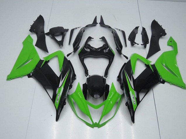 Noir Vert 636 Carénage ZX6R 13-18 Noir Vert 636 Carénage ZX6R 13-18