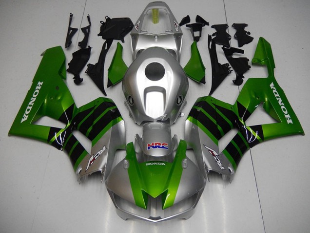 Noir Vert Argent HRC Carénage CBR 1000 RR 12-16 Noir Vert Argent HRC Carénage CBR 1000 RR 12-16