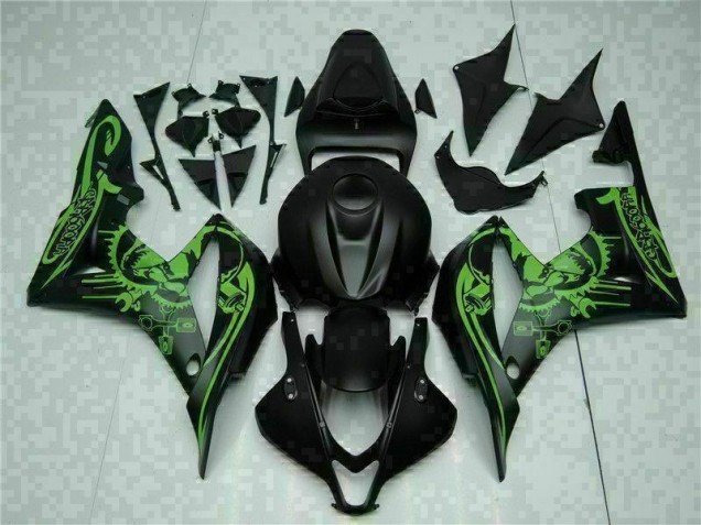 Noir Vert Carénage CBR 600 RR 07-08 Noir Vert Carénage CBR 600 RR 07-08