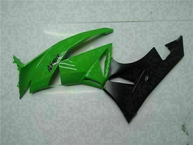 Noir Vert Carénage ZX6R 09-12 Noir Vert Carénage ZX6R 09-12