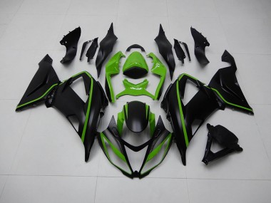 Noir Vert Carénages ZX6R 13-18