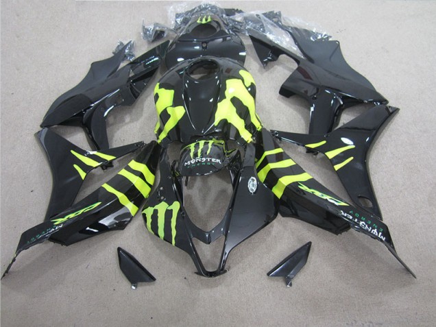 Noir Vert Monster Carénage CBR 600 RR 07-08 Noir Vert Monster Carénage CBR 600 RR 07-08