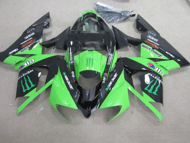 Noir Vert Monster Carénage ZX10R 03-05