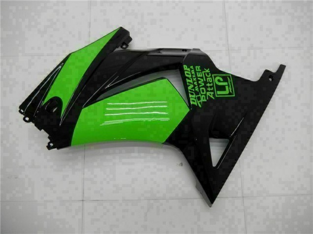 Noir Vert Ninja Carénage EX250 08-12 Noir Vert Ninja Carénage EX250 08-12