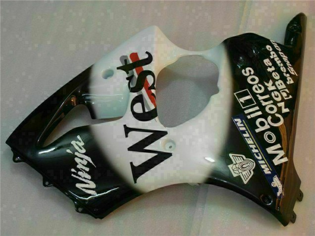 Noir West Ninja Carénage ZX6R 00-02 Noir West Ninja Carénage ZX6R 00-02