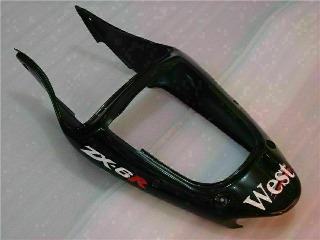 Noir West Ninja Carénage ZX6R 00-02 Noir West Ninja Carénage ZX6R 00-02