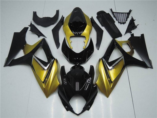 Or Noir Carénages GSXR 1000 K7 07-08 Or Noir Carénages GSXR 1000 K7 07-08