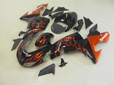 Orange Flamme Carénage ZX10R 06-07