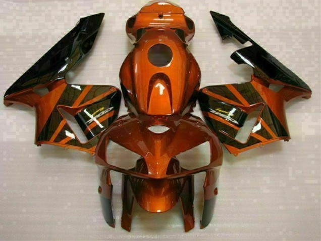 Orange Noir Carénage CBR 600 RR 05-06 Orange Noir Carénage CBR 600 RR 05-06