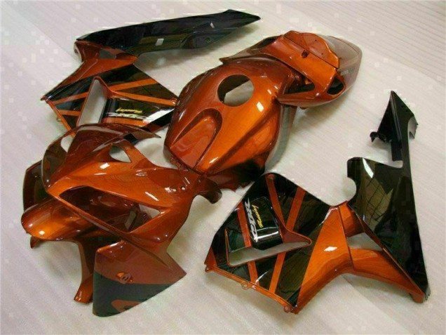 Orange Noir Carénage CBR 600 RR 05-06 Orange Noir Carénage CBR 600 RR 05-06