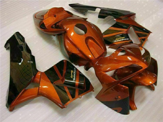 Orange Noir Carénage CBR 600 RR 05-06 Orange Noir Carénage CBR 600 RR 05-06