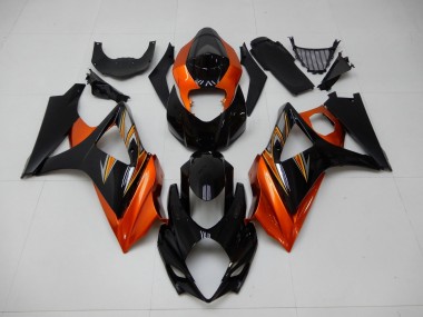 Orange Noir Carénage GSXR 1000 K7 07-08