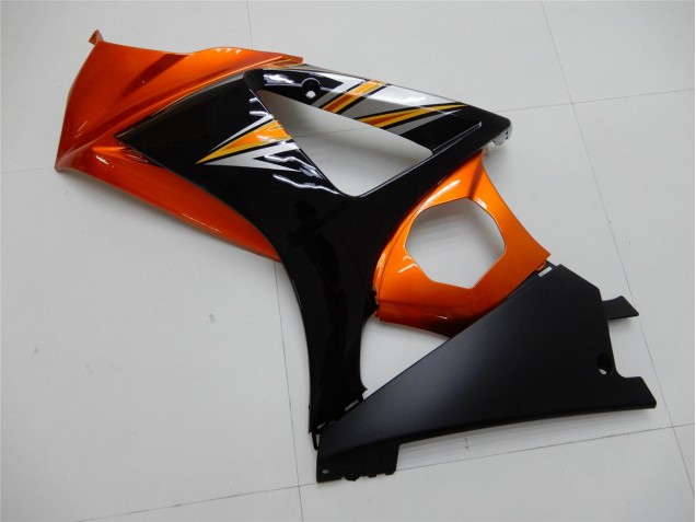 Orange Noir Carénage GSXR 1000 K7 07-08 Orange Noir Carénage GSXR 1000 K7 07-08