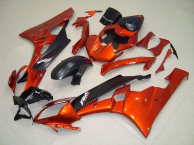 Orange Noir Mat Carénages R6 06-07