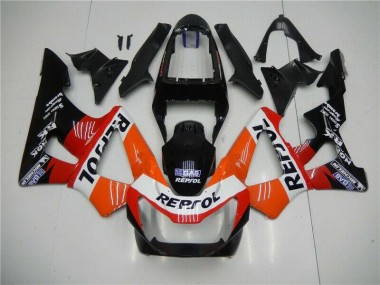 Orange Rouge Noir Repsol Carénage CBR 900 RR 929RR 00-01