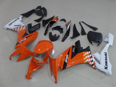 Orange et Blanc Carénage ZX10R 08-10