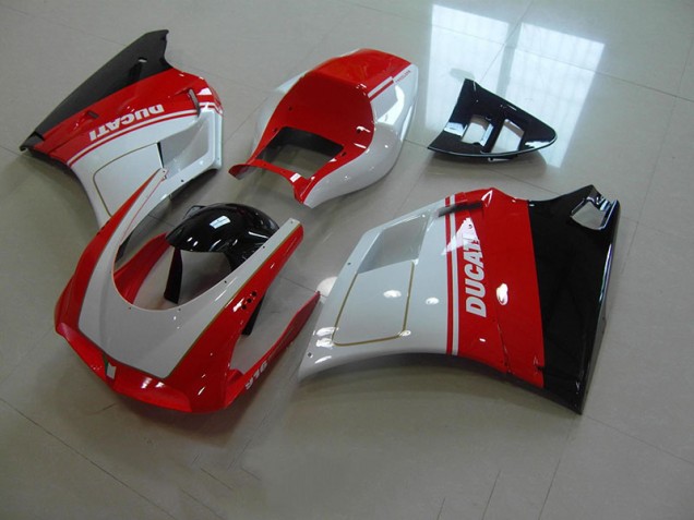 Rouge Blanc Carénage Ducati 748 916 996 996S 93-05 Rouge Blanc Carénage Ducati 748 916 996 996S 93-05
