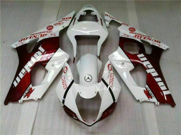 Rouge Blanc Carénage GSXR 1000 K3 03-04 Rouge Blanc Carénage GSXR 1000 K3 03-04