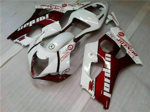 Rouge Blanc Carénage GSXR 1000 K3 03-04 Rouge Blanc Carénage GSXR 1000 K3 03-04