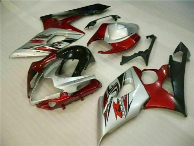 Rouge Blanc Carénage GSXR 1000 K5 05-06