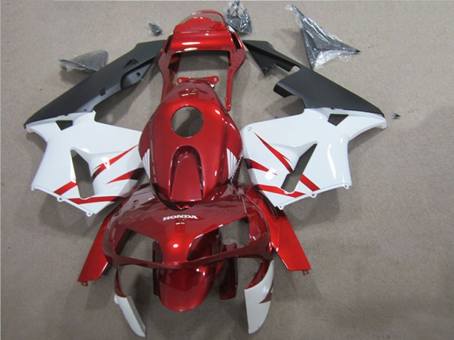 Rouge Blanc Carrosserie CBR 600 RR 05-06 Rouge Blanc Carrosserie CBR 600 RR 05-06