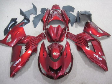Rouge Blanc Ninja Décalque Carénage ZX14R ZZR 1400 06-11
