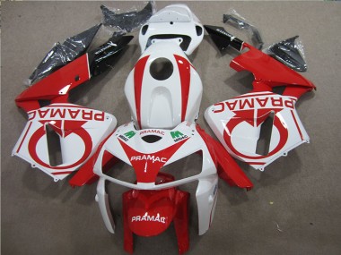 Rouge Blanc PRAMAC Carénage CBR 600 RR 05-06
