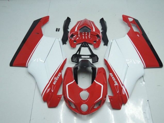 Rouge Blanc Rouge Carénage Ducati 749 999 05-06 Rouge Blanc Rouge Carénage Ducati 749 999 05-06