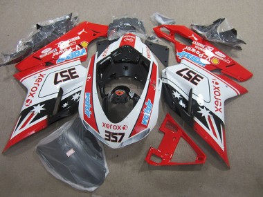 Rouge Blanc Xerox 357 Carénage Ducati 1098 07-14