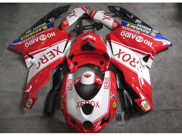 Rouge Blanc Xerox Carénage Ducati 749 05-06 Rouge Blanc Xerox Carénage Ducati 749 05-06