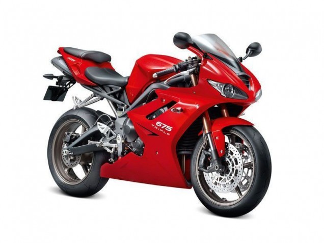 Rouge Carénage Daytona 675 Triple 09-12 Rouge Carénage Daytona 675 Triple 09-12