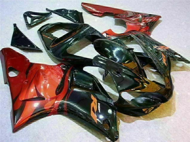 Rouge Carénages & Carrosserie R1 00-01