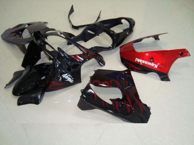 Rouge Flamme Carénage ZX9R 00-01
