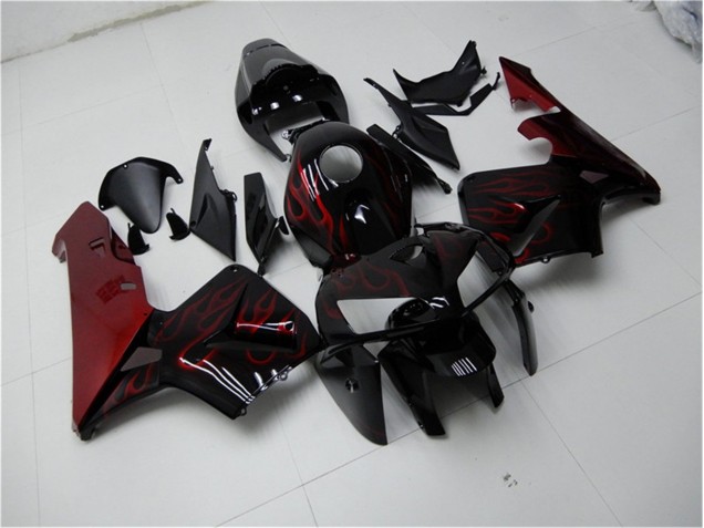 Rouge Flamme Noir Carénage CBR 600 RR 05-06 Rouge Flamme Noir Carénage CBR 600 RR 05-06