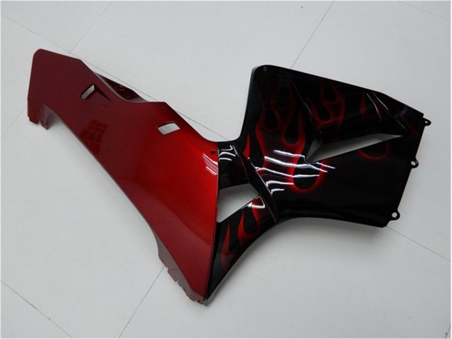 Rouge Flamme Noir Carénage CBR 600 RR 05-06 Rouge Flamme Noir Carénage CBR 600 RR 05-06