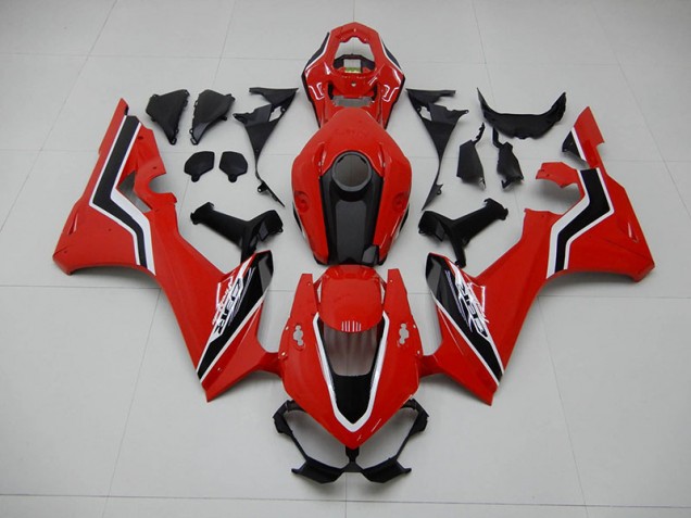 Rouge Noir Blanc Carénage CBR 1000 RR 17-23 Rouge Noir Blanc Carénage CBR 1000 RR 17-23