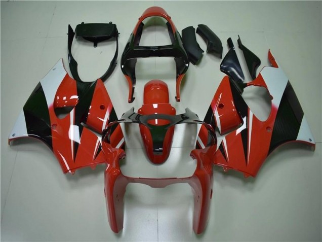 Rouge Noir Blanc Carénage ZX6R 00-02 Rouge Noir Blanc Carénage ZX6R 00-02