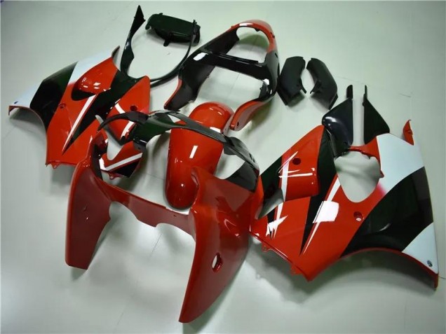 Rouge Noir Blanc Carénage ZX6R 00-02 Rouge Noir Blanc Carénage ZX6R 00-02
