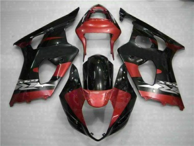 Rouge Noir Carénage GSXR 1000 K3 03-04