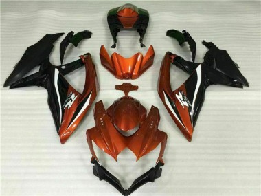 Rouge Noir Carénage GSXR 600 / 750 K8 08-10