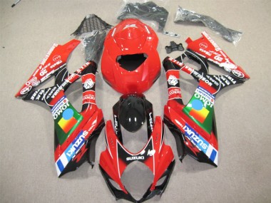 Rouge Noir Carénage GSXR 600 K4 04-05