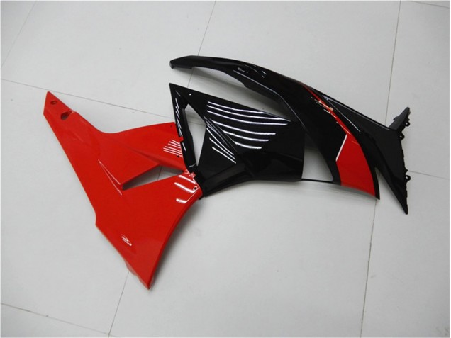 Rouge Noir Carénage ZX6R 09-12 Rouge Noir Carénage ZX6R 09-12