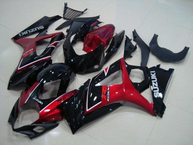Rouge Noir Carénages GSXR 1000 K7 07-08