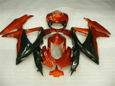 Rouge Noir Carénages GSXR 600 / 750 K8 08-10