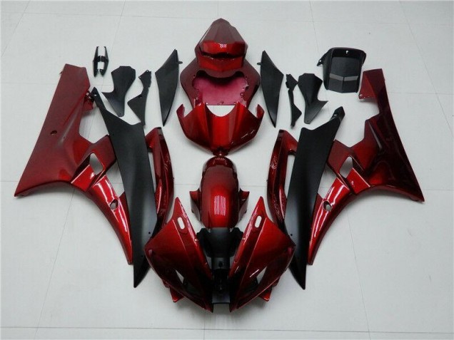 Rouge Noir Carénages R6 06-07 Rouge Noir Carénages R6 06-07