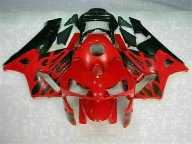 Rouge Noir Kit Carénages Complet CBR 600 RR 03-04