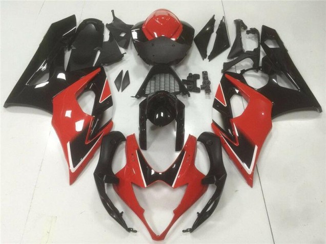 Rouge Noir Kit Carénages GSXR 1000 K5 05-06 Rouge Noir Kit Carénages GSXR 1000 K5 05-06