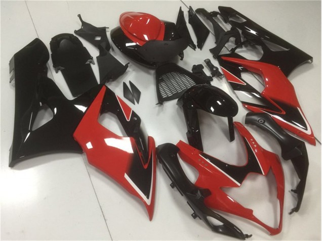 Rouge Noir Kit Carénages GSXR 1000 K5 05-06 Rouge Noir Kit Carénages GSXR 1000 K5 05-06