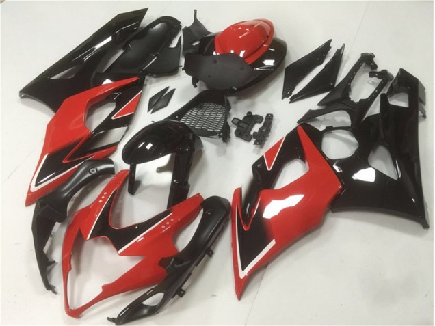 Rouge Noir Kit Carénages GSXR 1000 K5 05-06 Rouge Noir Kit Carénages GSXR 1000 K5 05-06