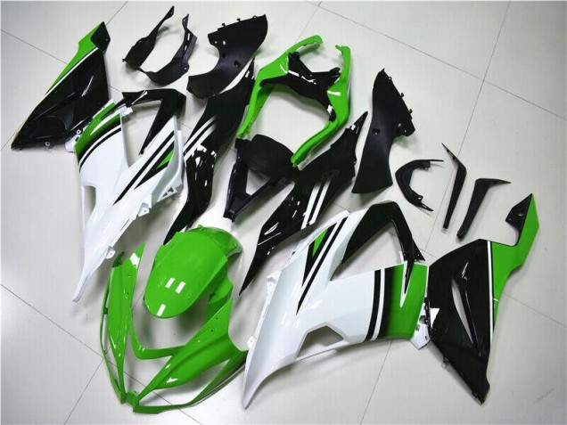 Vert Blanc Noir Carénage ZX6R 13-18 Vert Blanc Noir Carénage ZX6R 13-18